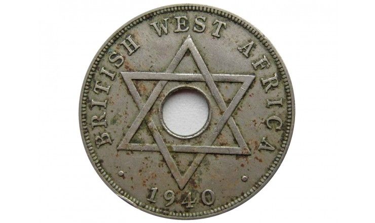 Британская Западная Африка 1 пенни 1940 г.