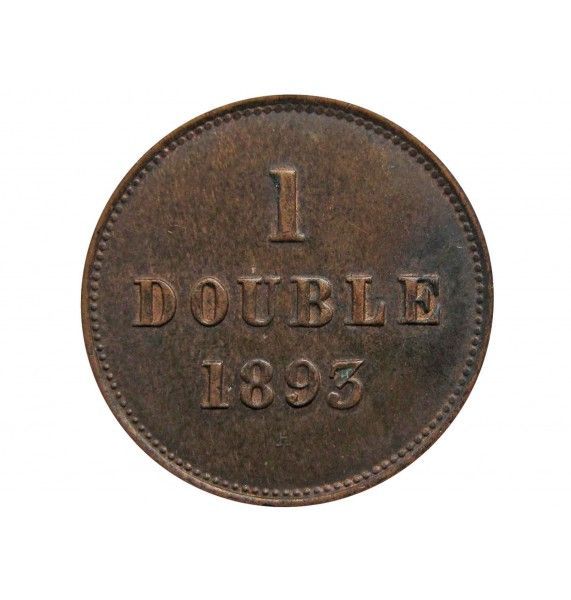 Гернси 1 дубль 1893 г.