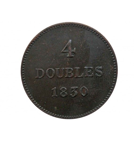 Гернси 4 дубля 1830 г.