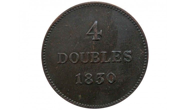 Гернси 4 дубля 1830 г.