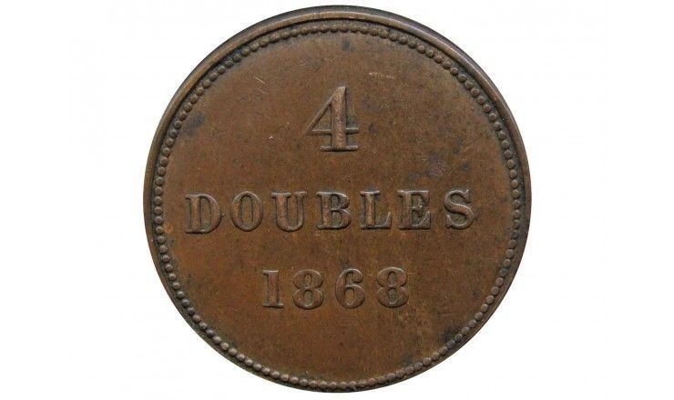 Гернси 4 дубля 1868 г.
