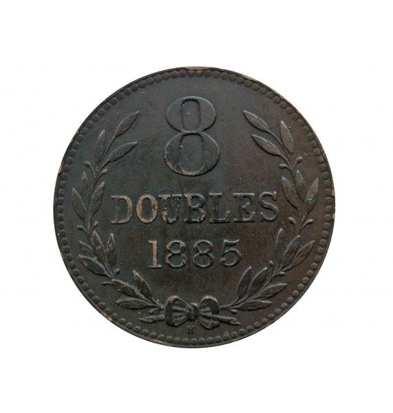 Гернси 8 дублей 1885 г.