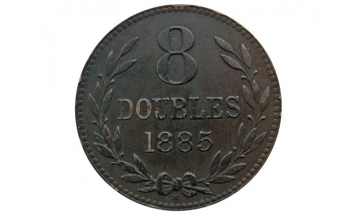 Гернси 8 дублей 1885 г.