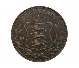 Гернси 8 дублей 1885 г.