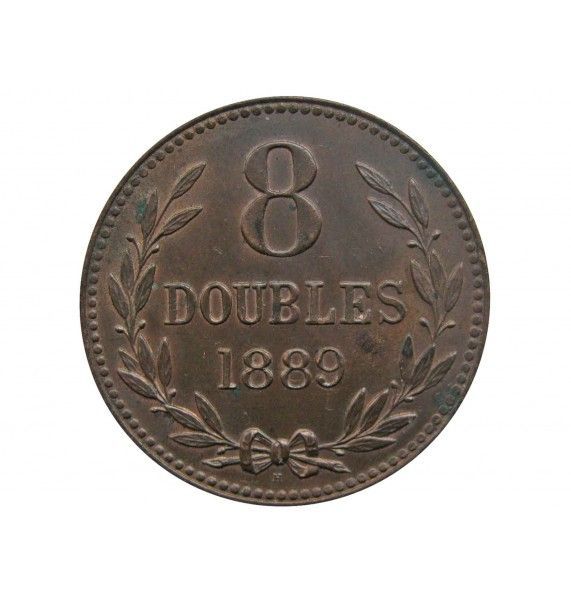 Гернси 8 дублей 1889 г.