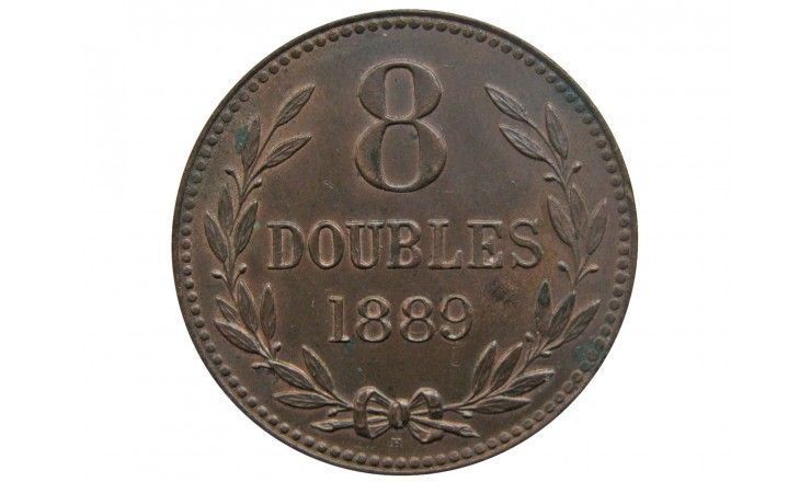 Гернси 8 дублей 1889 г.