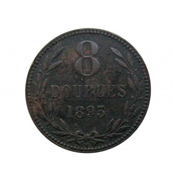Гернси 8 дублей 1893 г.