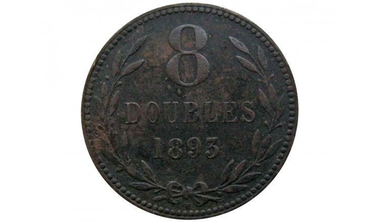Гернси 8 дублей 1893 г.