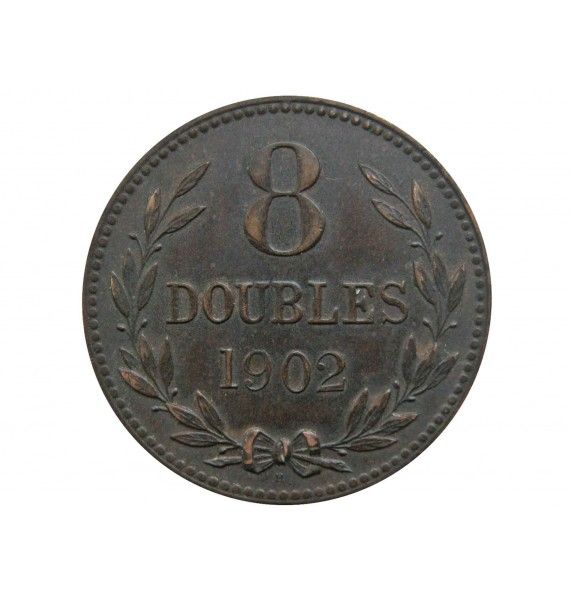 Гернси 8 дублей 1902 г.