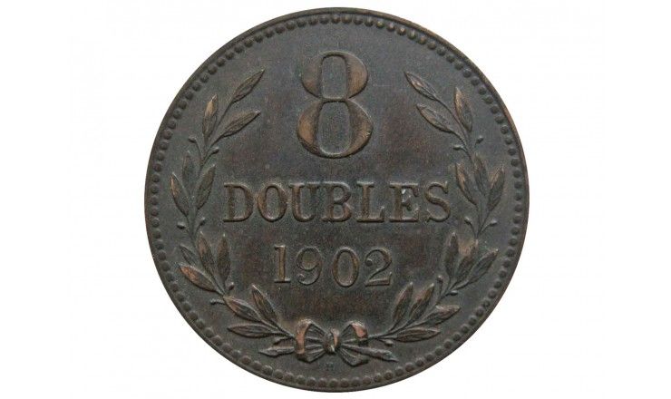 Гернси 8 дублей 1902 г.