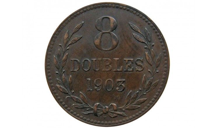Гернси 8 дублей 1903 г.