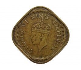 Индия 1/2 анны 1944 г.