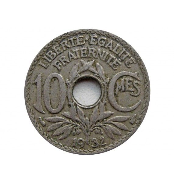 Франция 10 сантимов 1932 г.