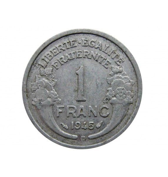 Франция 1 франк 1945 г. B