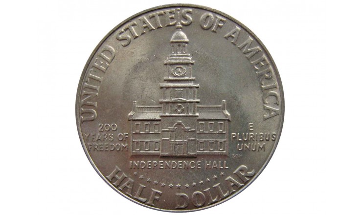 США 1/2 доллара 1976 г. (200 лет независимости США)