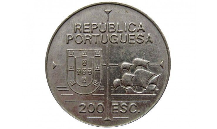 Португалия 200 эскудо 1992 г. (Хуан Родригес Кабрильо)