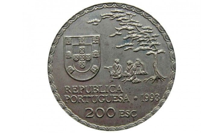 Португалия 200 эскудо 1993 г. (450 лет искусству намбан)