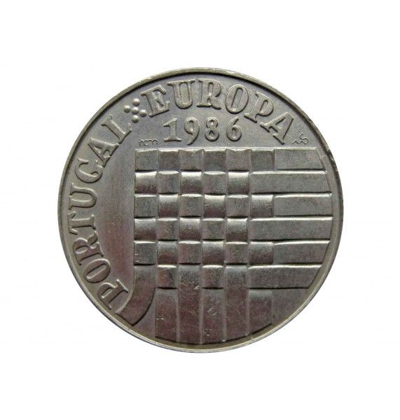 Португалия 25 эскудо 1986 г. (Вступление в зону свободной торговли Европы)
