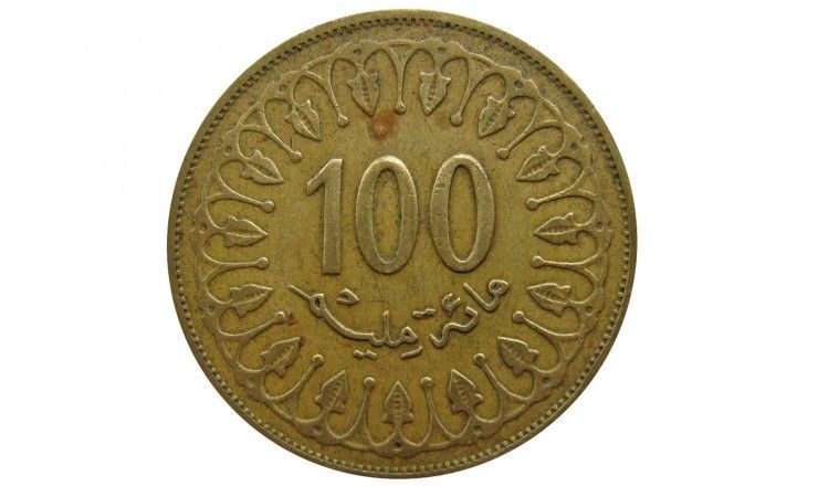 Тунис 100 миллим 2011 г.