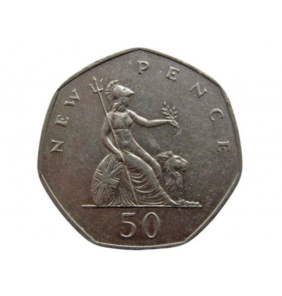 Великобритания 50 пенсов 1981 г.