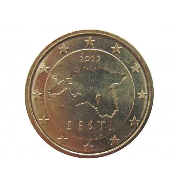 Эстония 10 евро центов 2022 г.