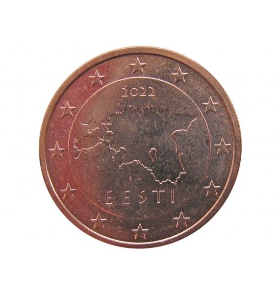 Эстония 5 евро центов 2022 г.