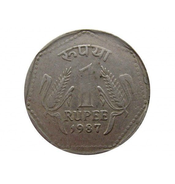 Индия 1 рупия 1987 г. (C)