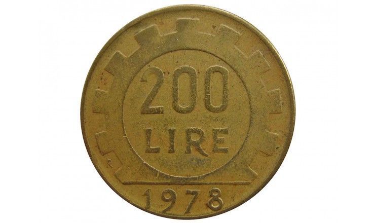Италия 200 лир 1978 г.