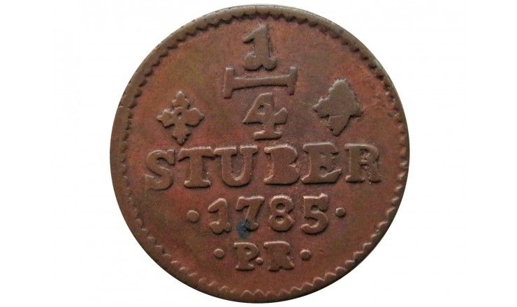 Юлих-Берг 1/4 штюбера 1785 г.
