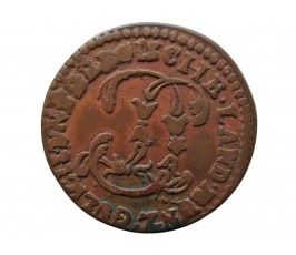 Юлих-Берг 1/4 штюбера 1785 г.
