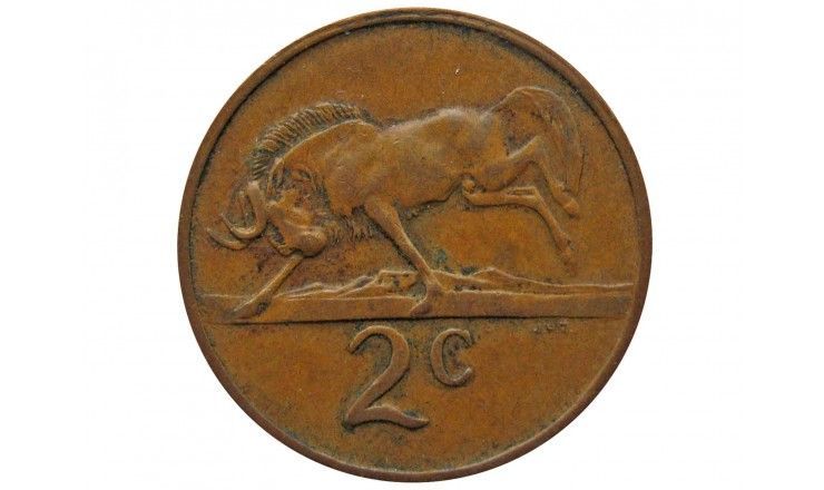 Южная Африка 2 цента 1973 г.