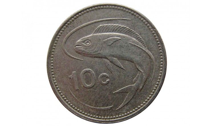Мальта 10 центов 1995 г.