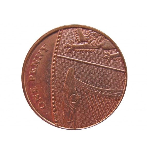 Великобритания 1 пенни 2008 г.