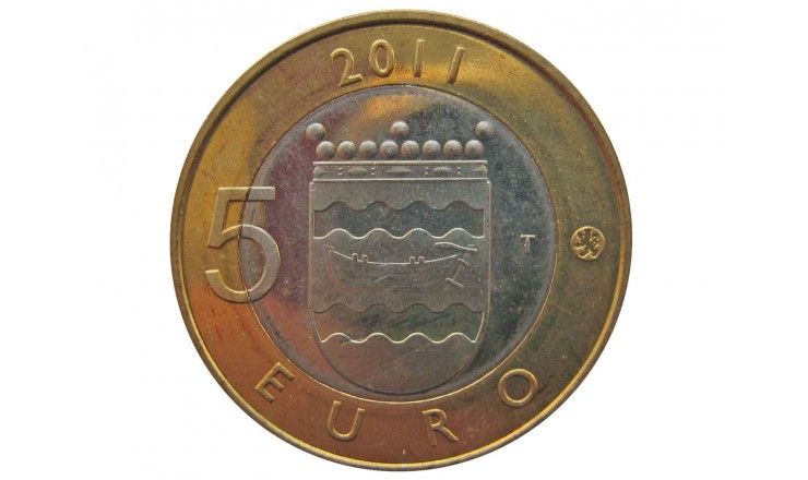 Финляндия 5 евро 2011 г. (Исторические регионы Финляндии - Уусимаа)