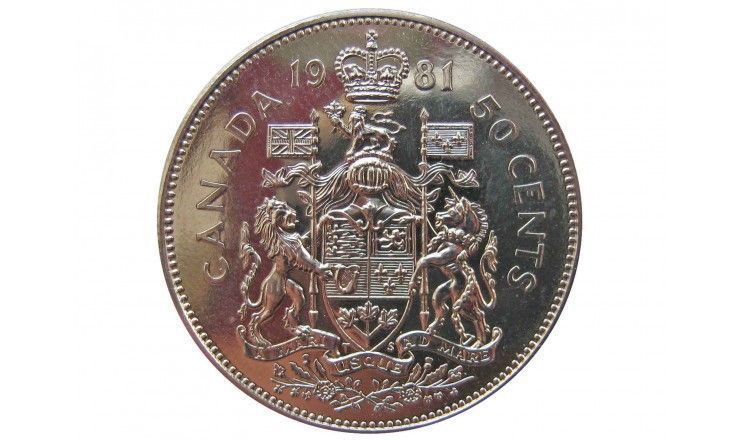 Канада 50 центов 1981 г.