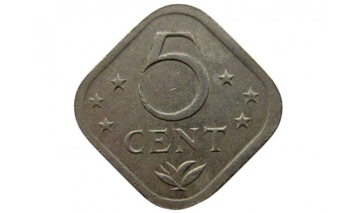 Нидерландские Антиллы 5 центов 1980 г.