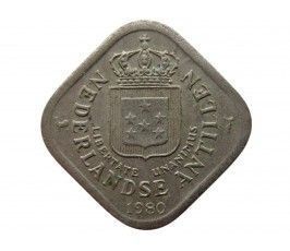 Нидерландские Антиллы 5 центов 1980 г.