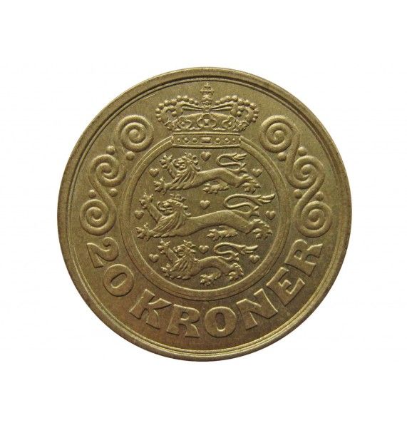 Дания 20 крон 1990 г.