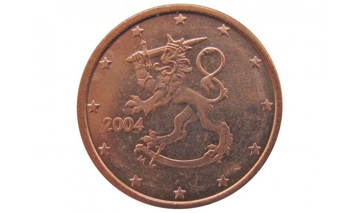 Финляндия 1 евро цент 2004 г.