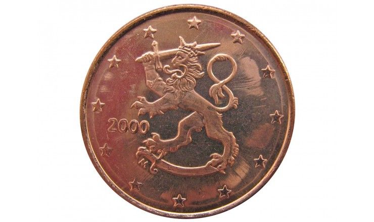 Финляндия 5 евро центов 2000 г.