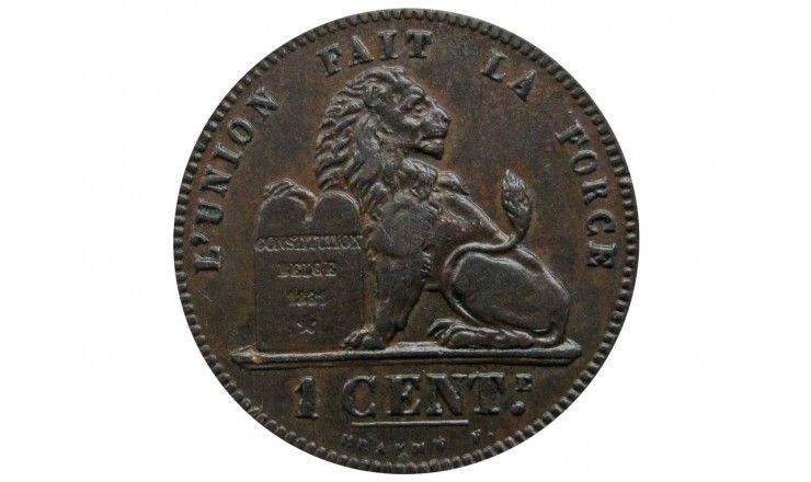 Бельгия 1 сантим 1882 г. (Des Belges)