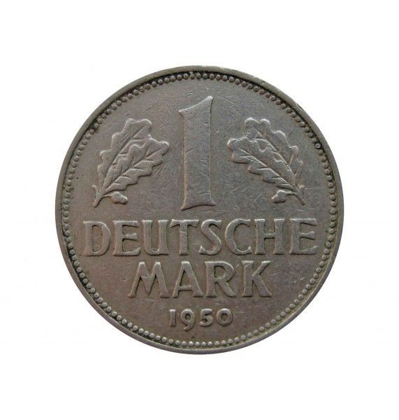 Германия 1 марка 1950 г. D