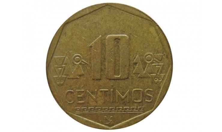 Перу 10 сентимо 2009 г.