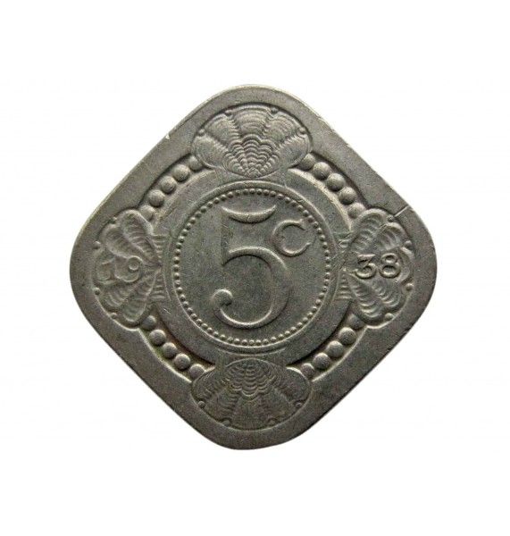 Нидерланды 5 центов 1938 г.