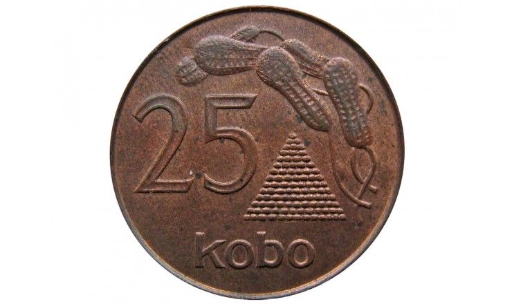 Нигерия 25 кобо 1991 г.