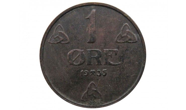 Норвегия 1 эре 1935 г.