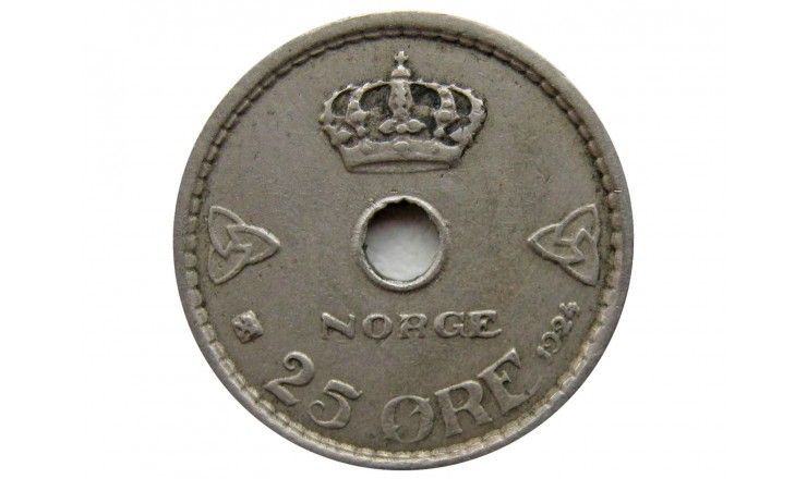 Норвегия 25 эре 1924 г.