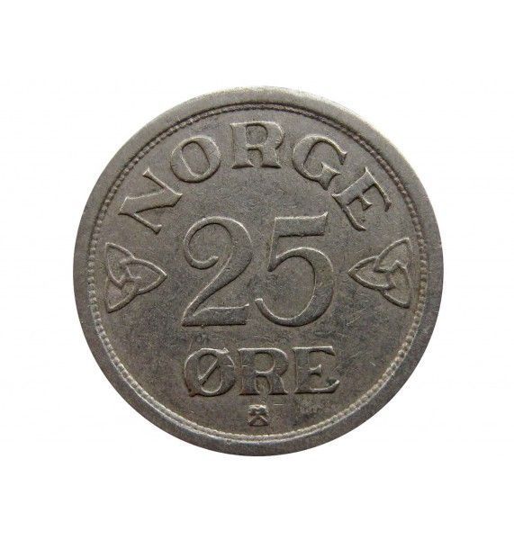 Норвегия 25 эре 1954 г.