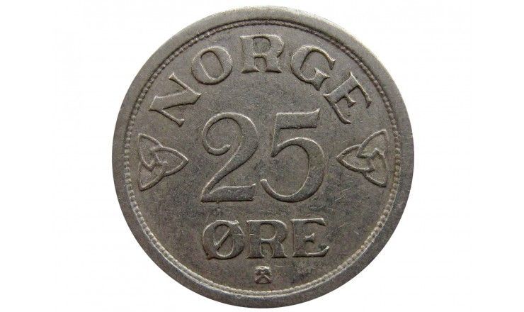 Норвегия 25 эре 1954 г.