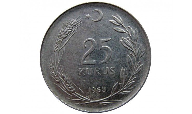Турция 25 куруш 1968 г.